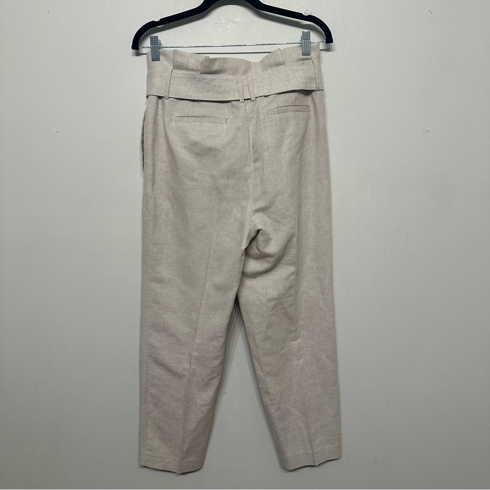 Boden Ludgate Paperbag Trouser Pants Ecru - Picture 5 of 8
